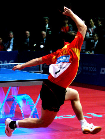 中国队逆转德国队，马琳刷新纪录